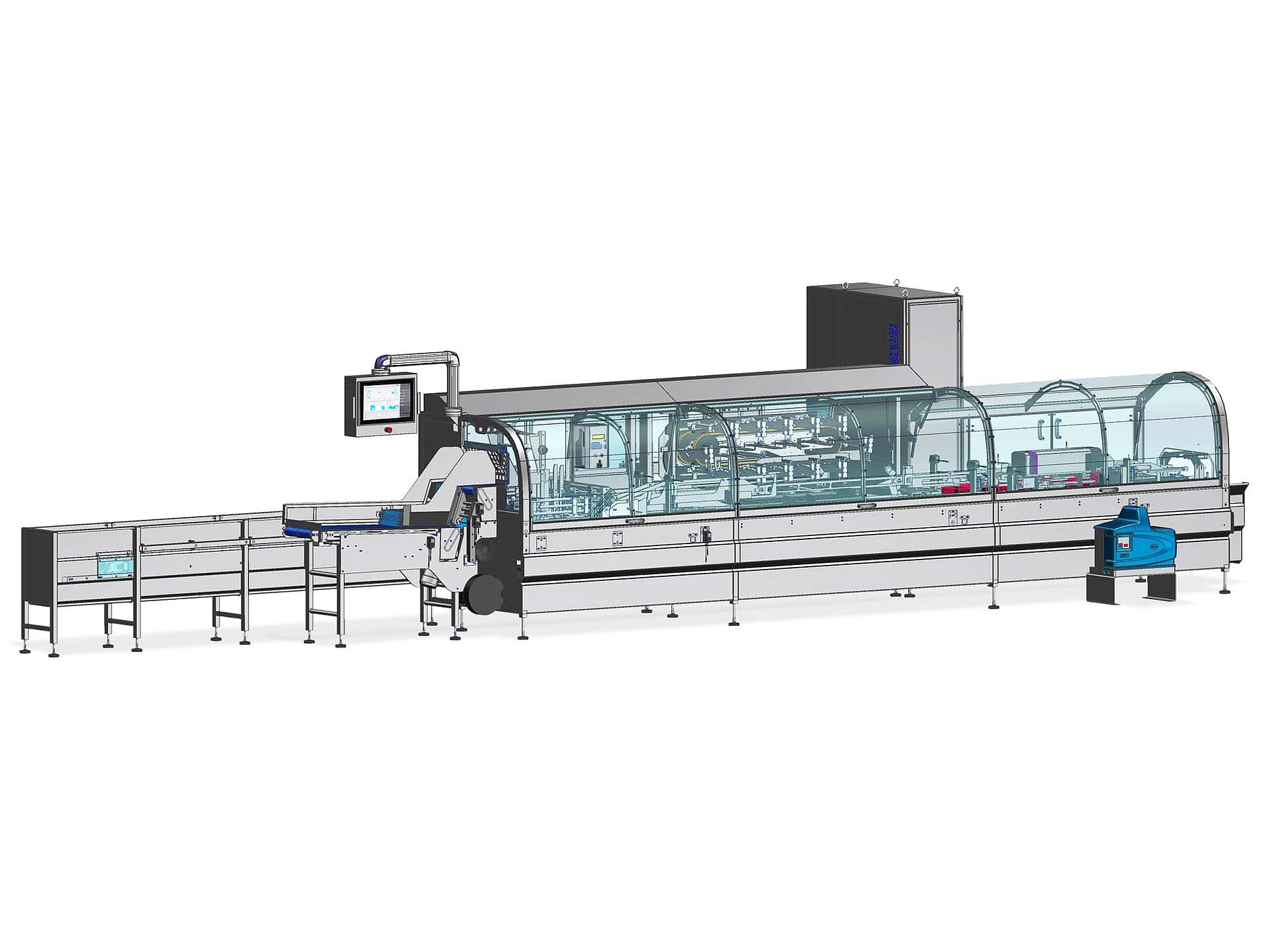 3D Darstellung von Kartoniermaschine CMH-C